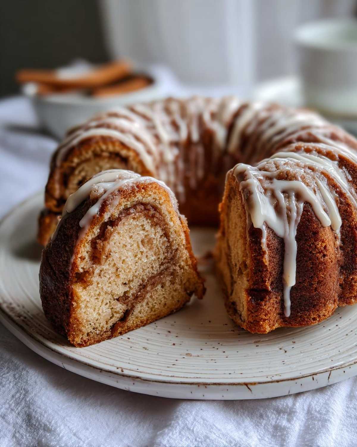 Cinnamon Roll Bundt Cake - detail 2