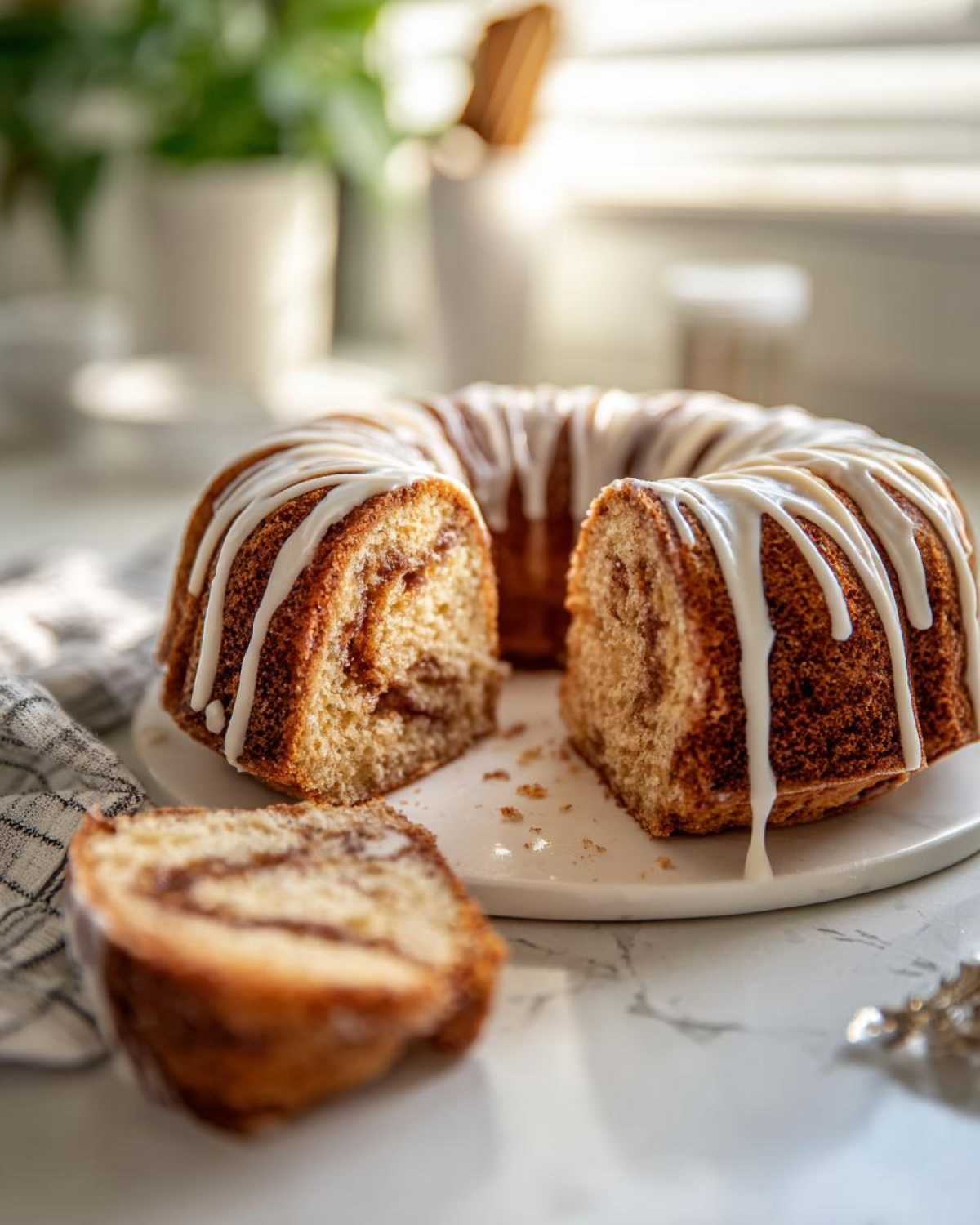 Cinnamon Roll Bundt Cake - detail 4