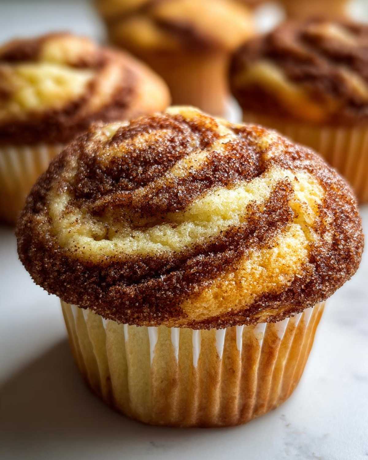 Cinnamon Roll Eggnog Muffins - detail 1