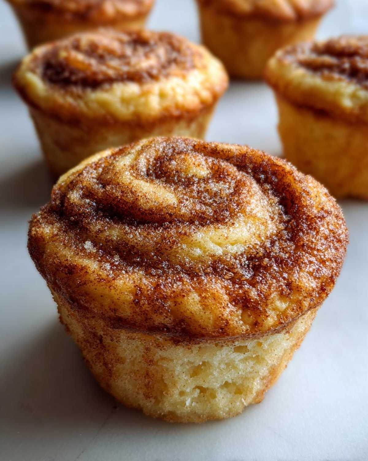 Cinnamon Roll Eggnog Muffins - detail 3