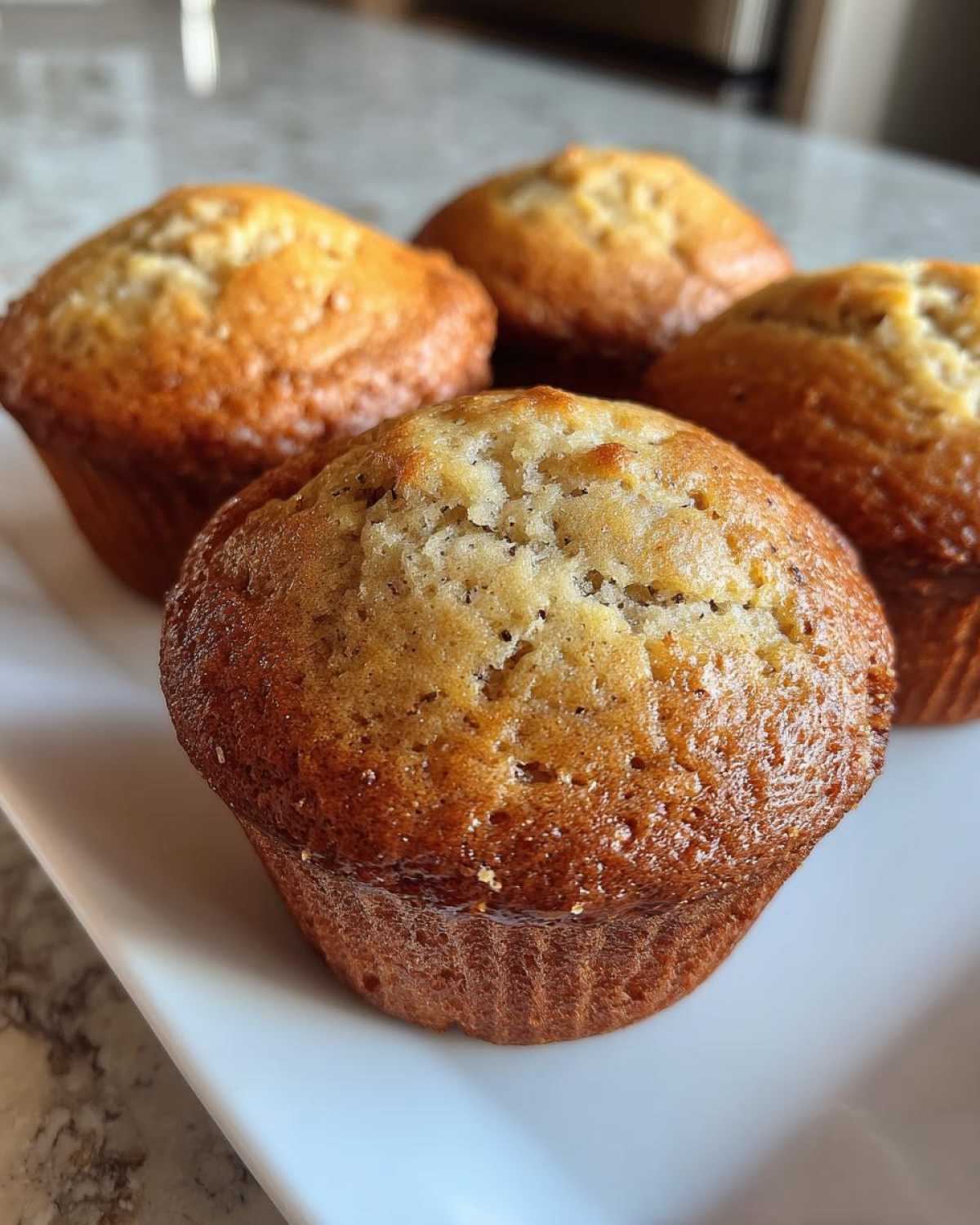Classic banana muffins - detail 2