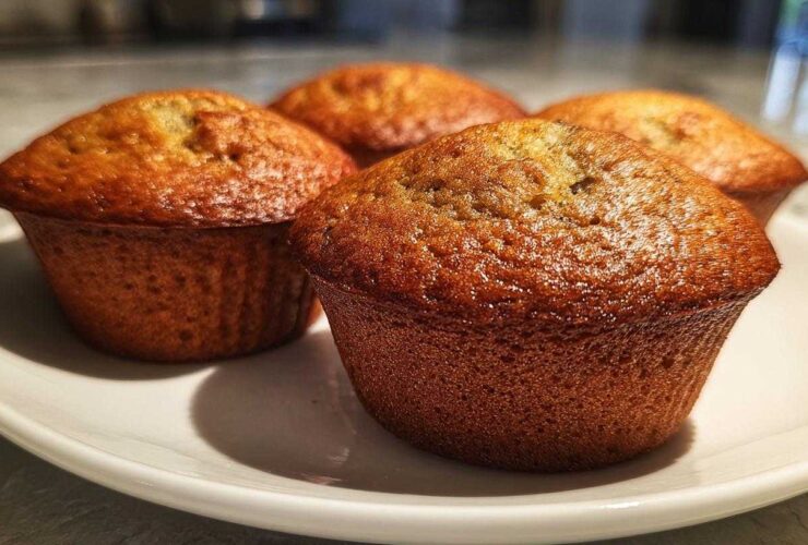 Classic banana muffins