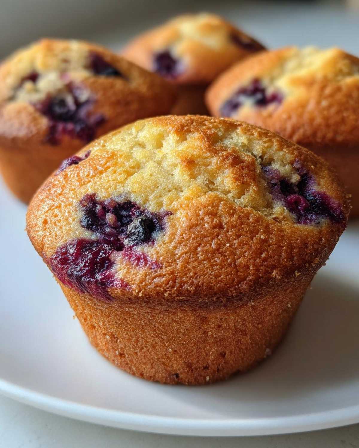 Classic blueberry muffins - detail 2