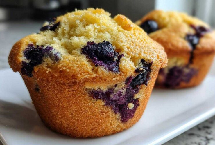Classic blueberry muffins