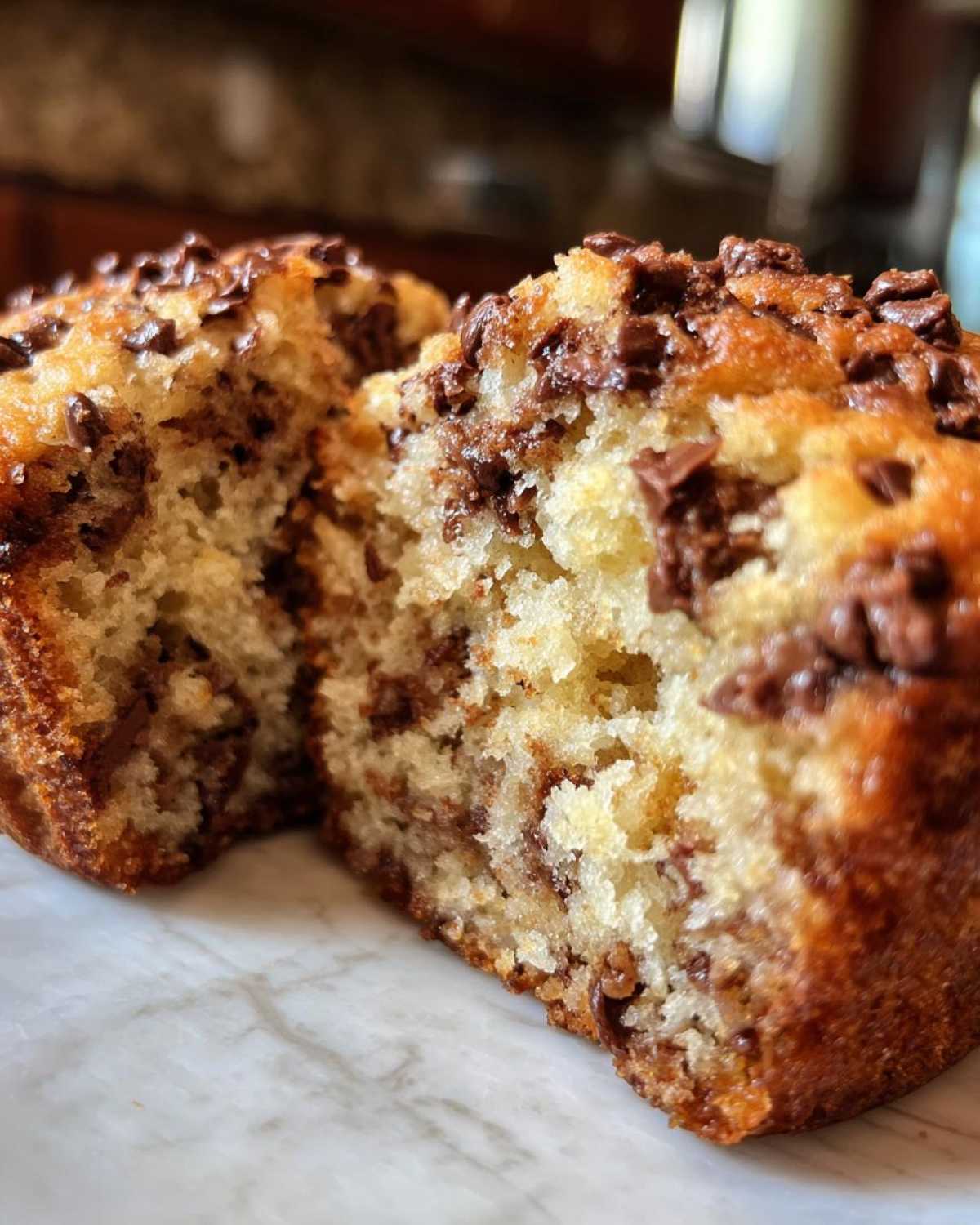 Classic chocolate chip muffins - detail 4