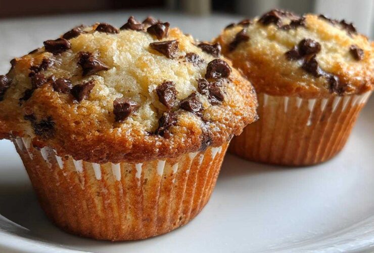 Classic chocolate chip muffins