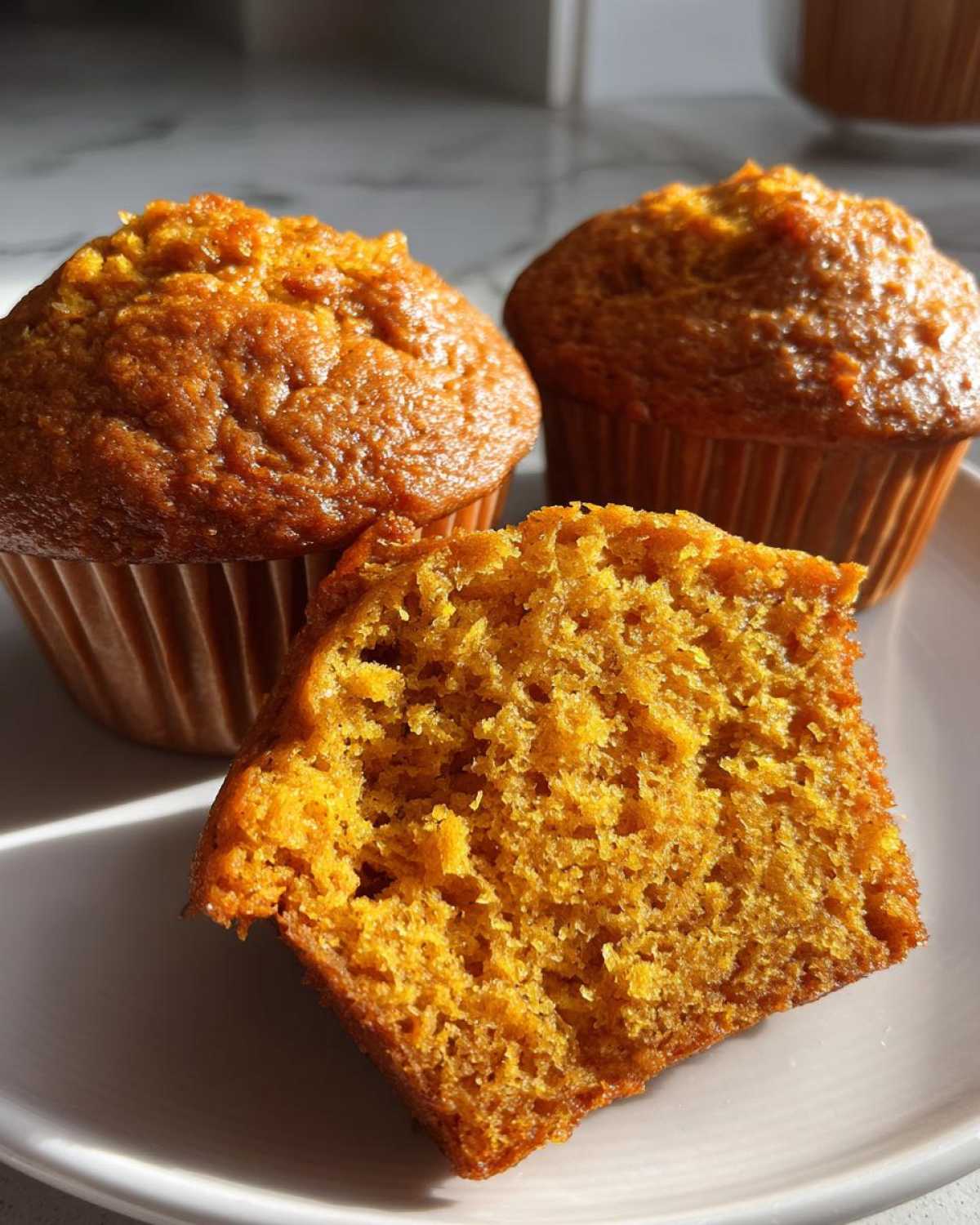 Classic pumpkin muffins - detail 2