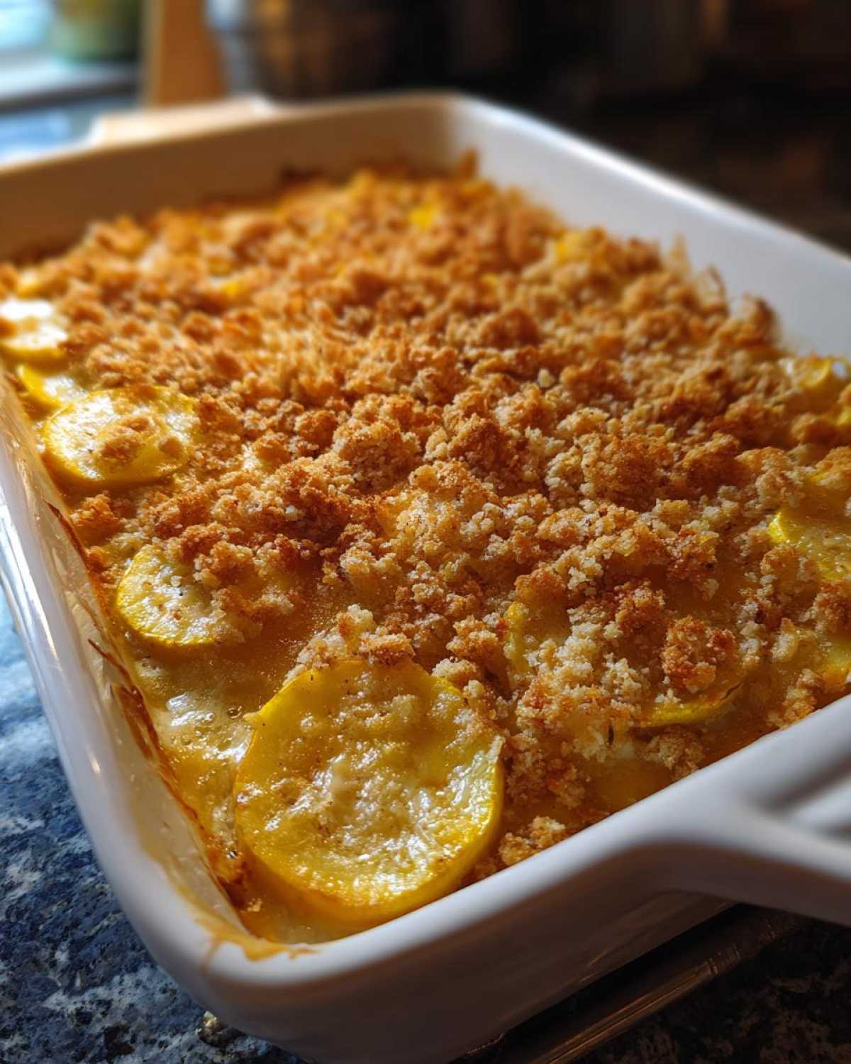 Classic squash casserole - detail 1