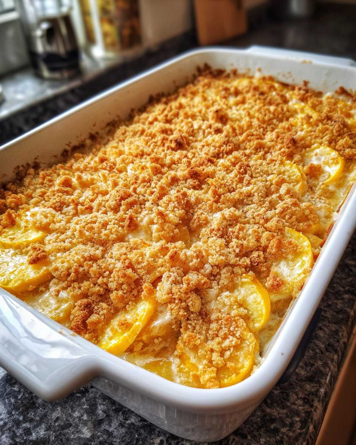 Classic squash casserole - detail 2