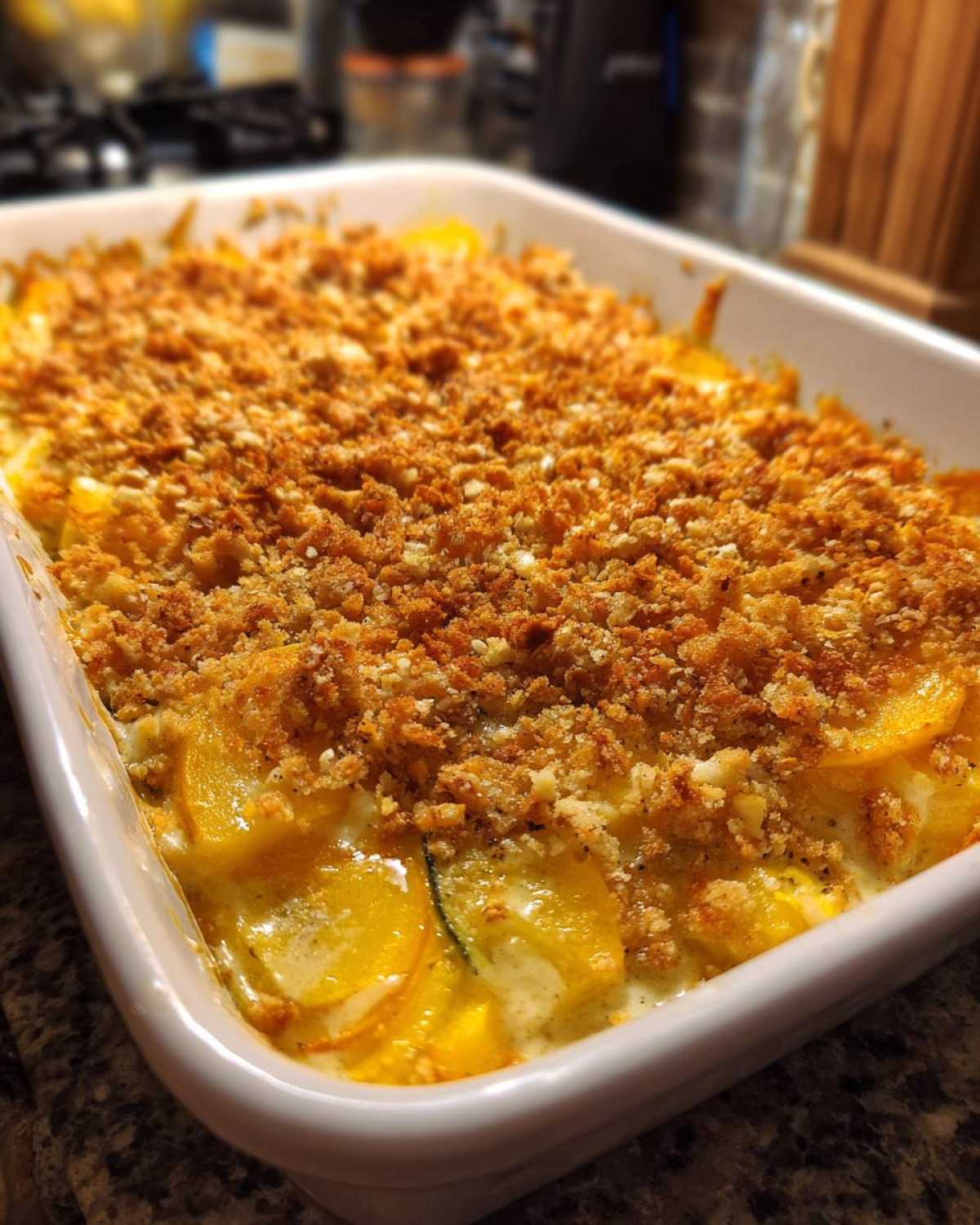 Classic squash casserole - detail 3