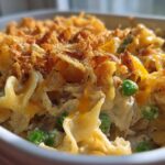 Classic tuna noodle casserole