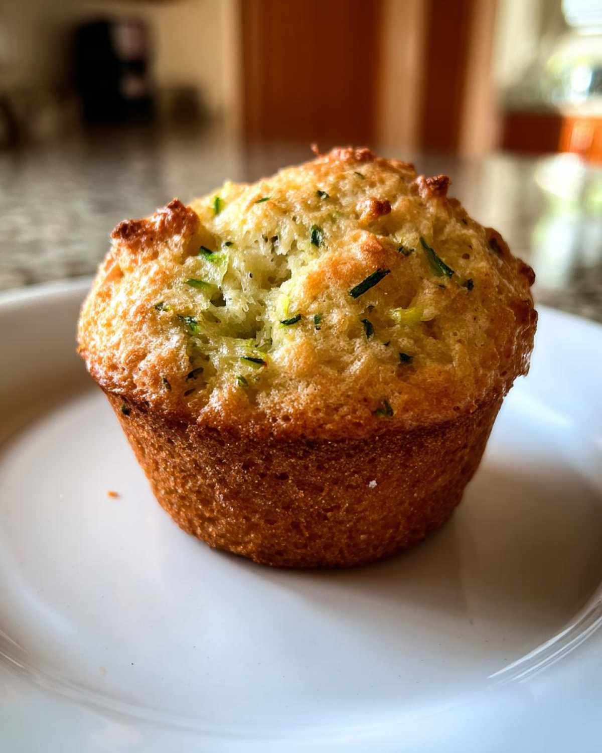 Classic zucchini muffins - detail 1