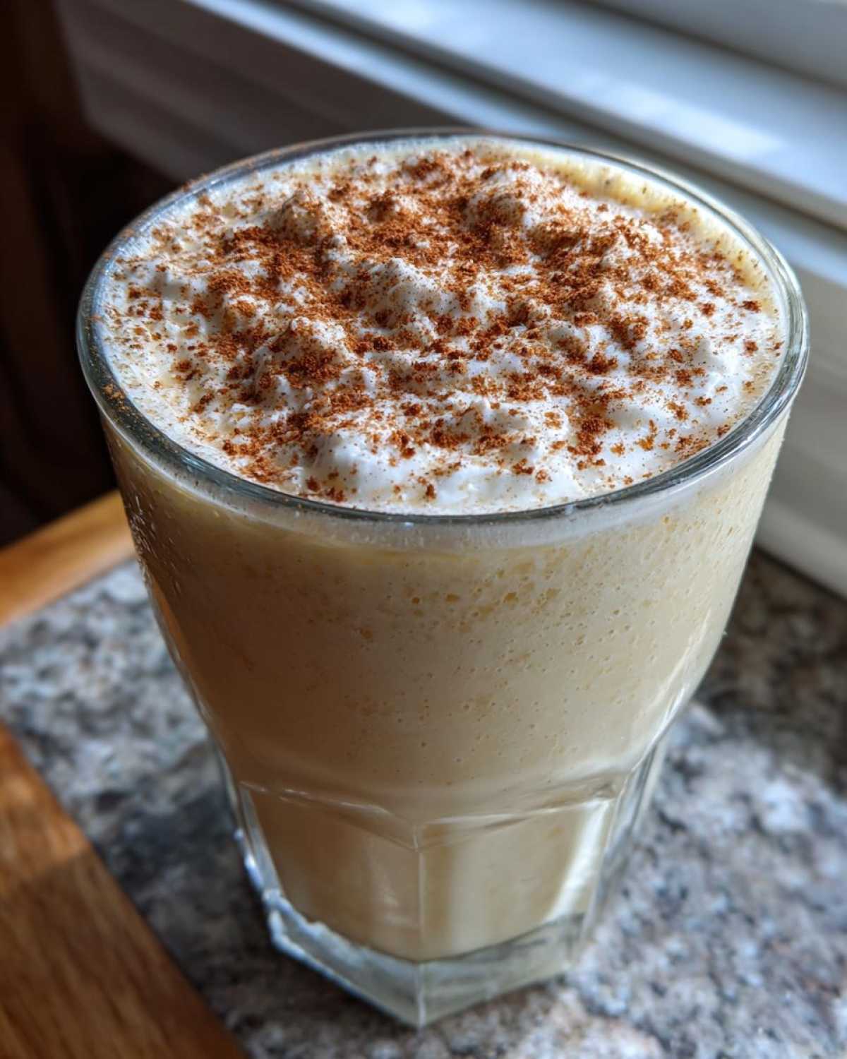 Coconut Eggnog Milkshake - detail 2