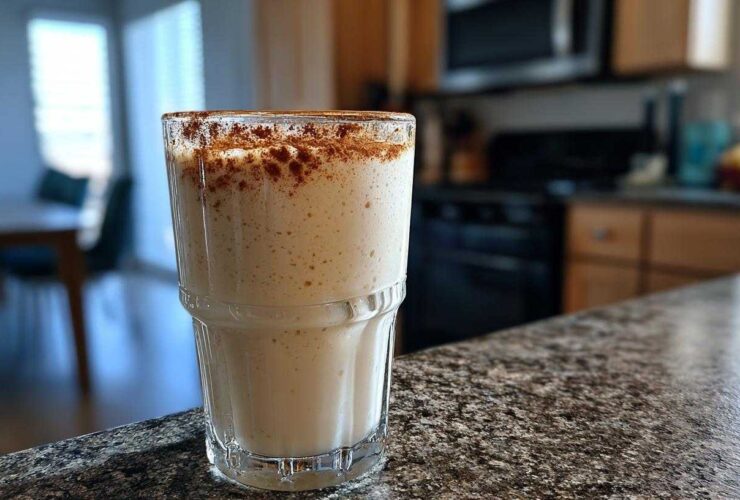 Coconut Eggnog Milkshake