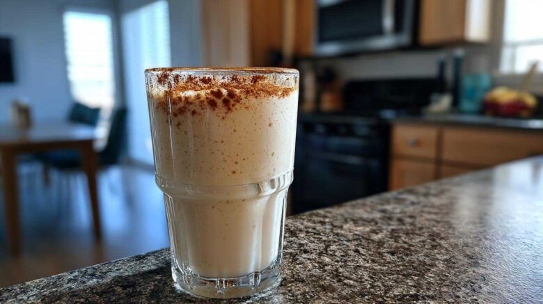 Coconut Eggnog Milkshake