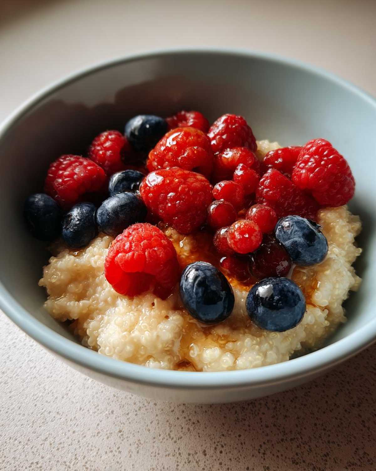 Coconut Quinoa Porridge with Berries - detail 3