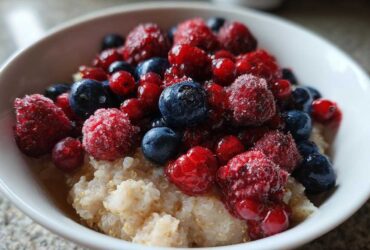 Coconut Quinoa Porridge with Berries