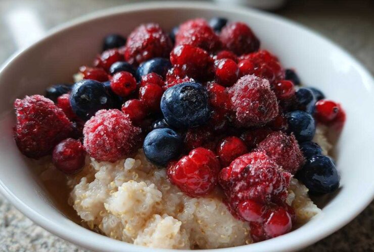 Coconut Quinoa Porridge with Berries