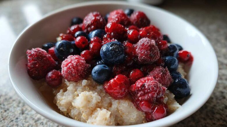 Coconut Quinoa Porridge with Berries