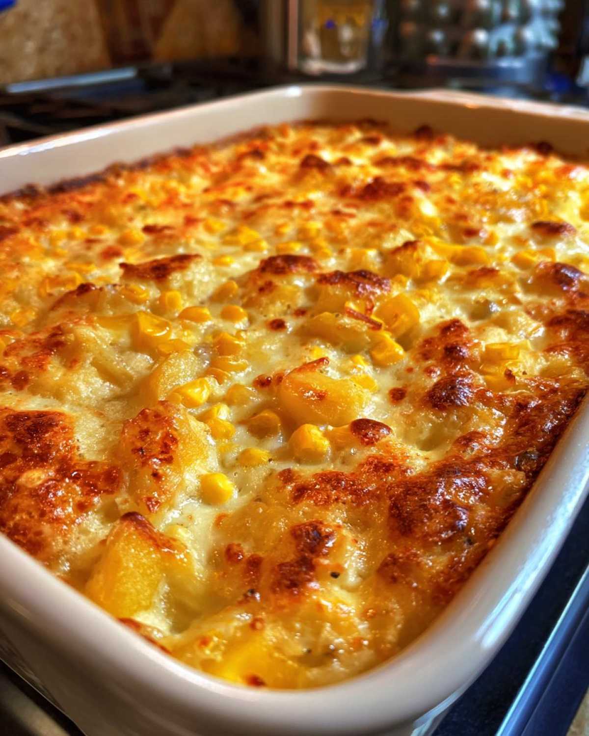 Corn and squash casserole - detail 1