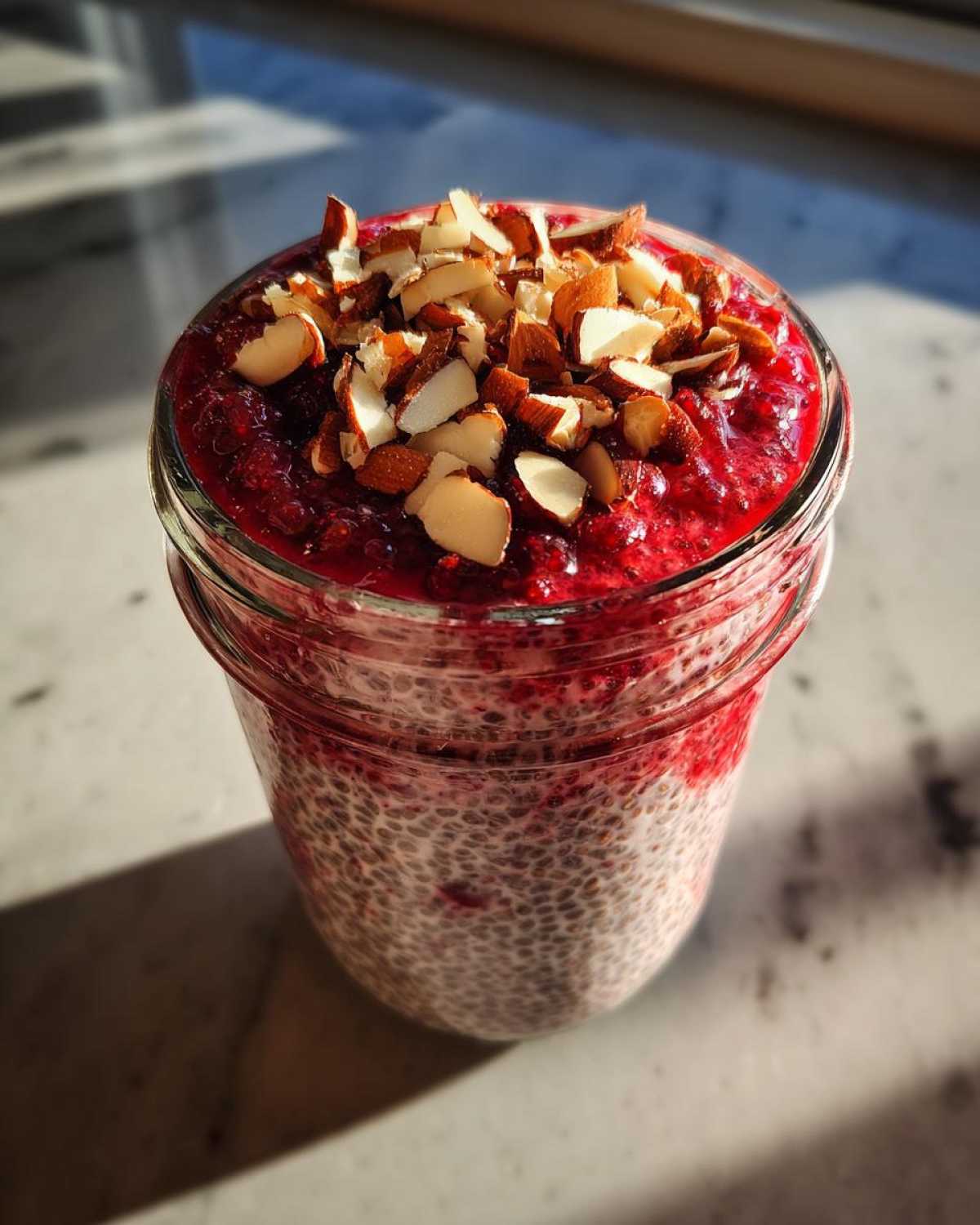 Cranberry Almond Chia Pudding - detail 1