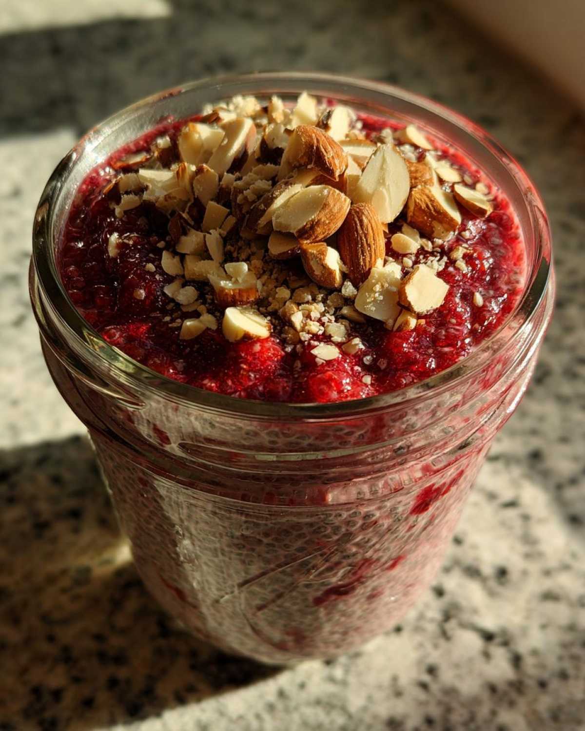 Cranberry Almond Chia Pudding - detail 4