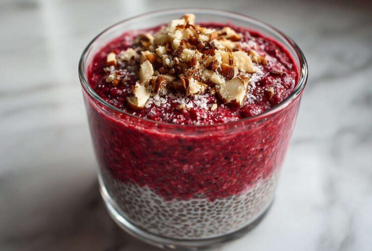 Cranberry Almond Chia Pudding