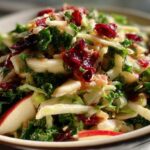 Cranberry Apple Slaw with Kale
