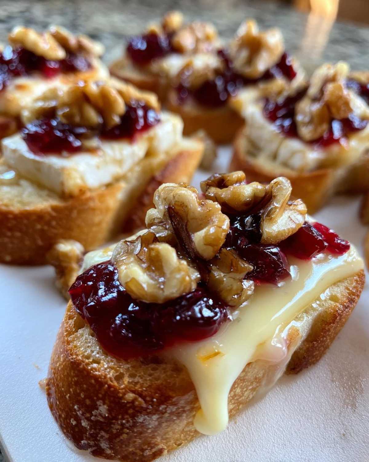 Cranberry Brie Bites with Walnuts - detail 4