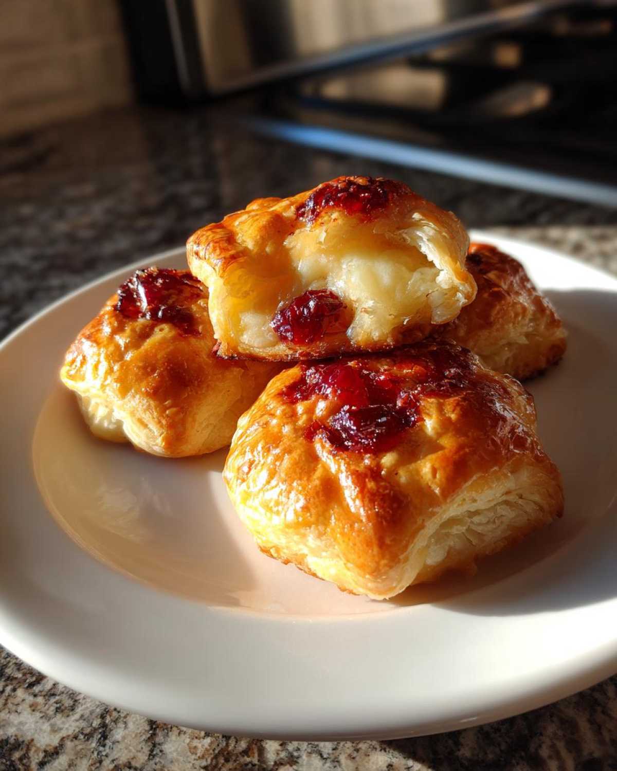Cranberry Brie Puff Pastry Bites - detail 1