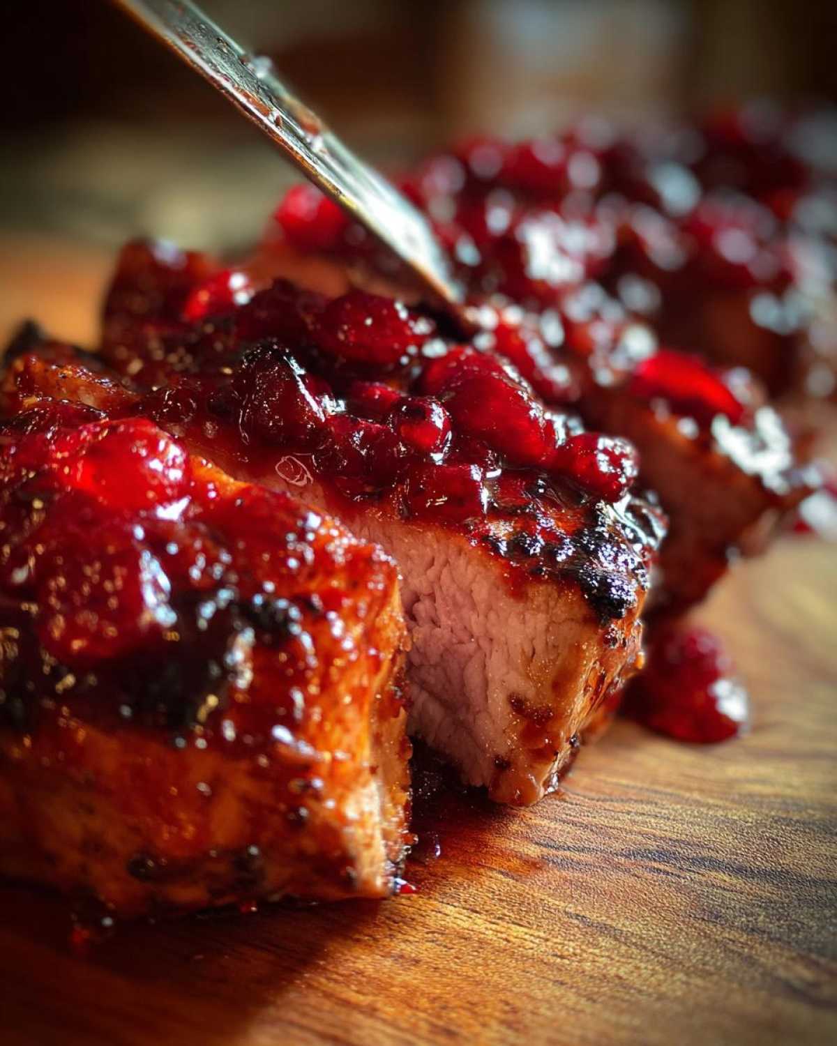 Cranberry-Glazed Pork Tenderloin - detail 3