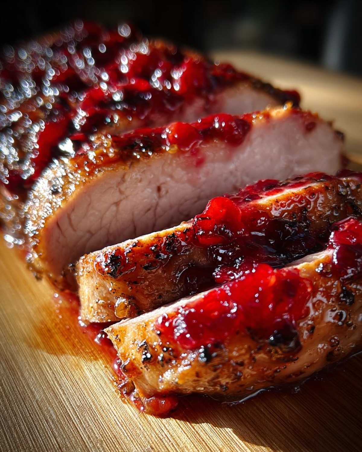 Cranberry-Glazed Pork Tenderloin - detail 4