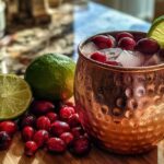 Cranberry Moscow Mule Cocktail