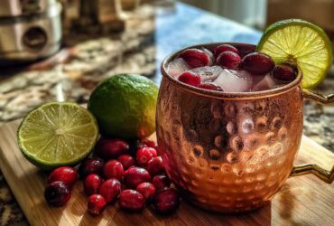 Cranberry Moscow Mule Cocktail