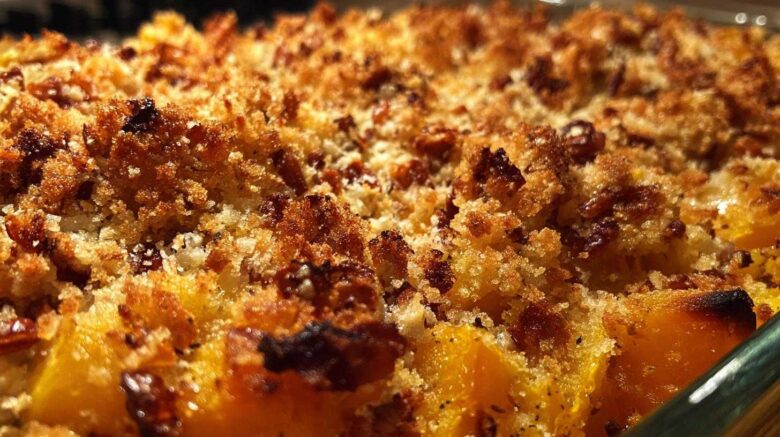 Crunchy topping squash casserole