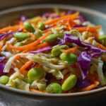 Edamame and Cabbage Winter Slaw (Vegan)