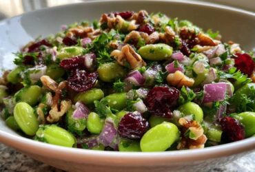 Edamame and Cranberry Winter Salad