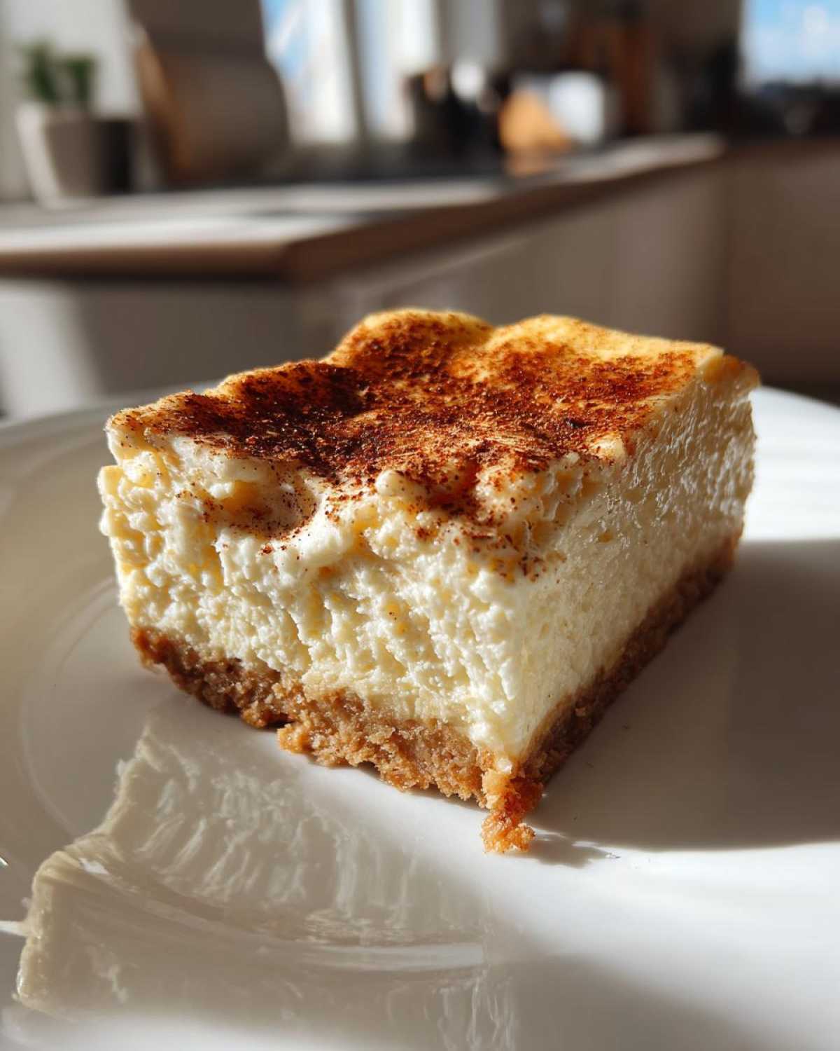 Eggnog Cheesecake Bars - detail 2