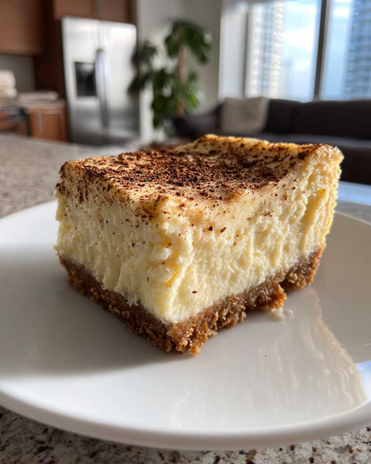 Eggnog Cheesecake Bars - detail 4