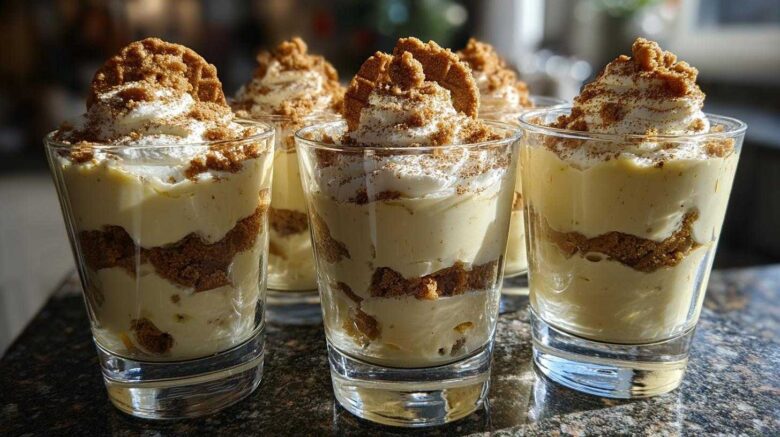 Eggnog Pudding Parfaits
