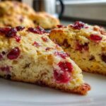 Festive Cranberry Orange Scones