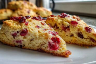 Festive Cranberry Orange Scones