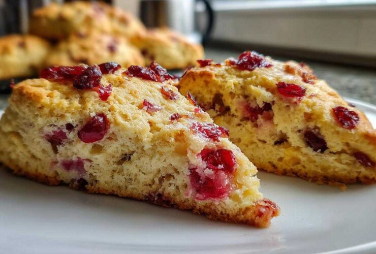Festive Cranberry Orange Scones