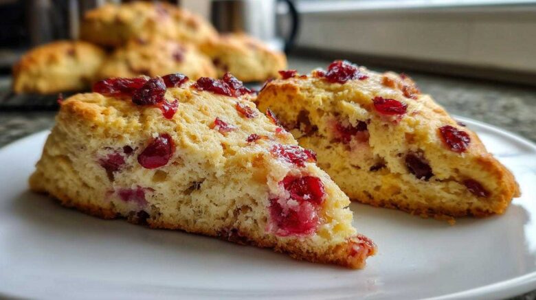 Festive Cranberry Orange Scones
