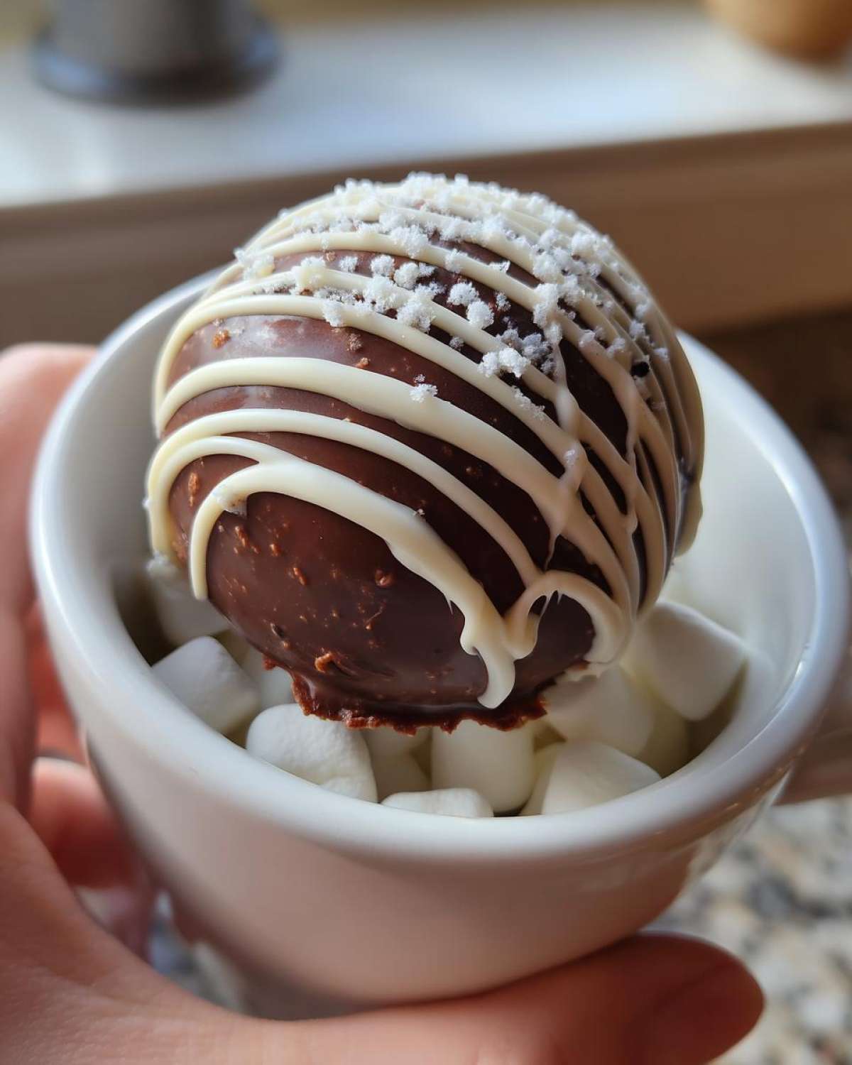 Festive Hot Chocolate Bombs - detail 1