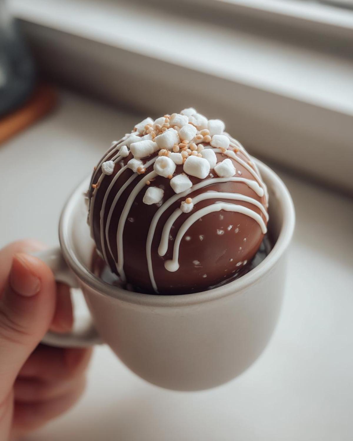 Festive Hot Chocolate Bombs - detail 3