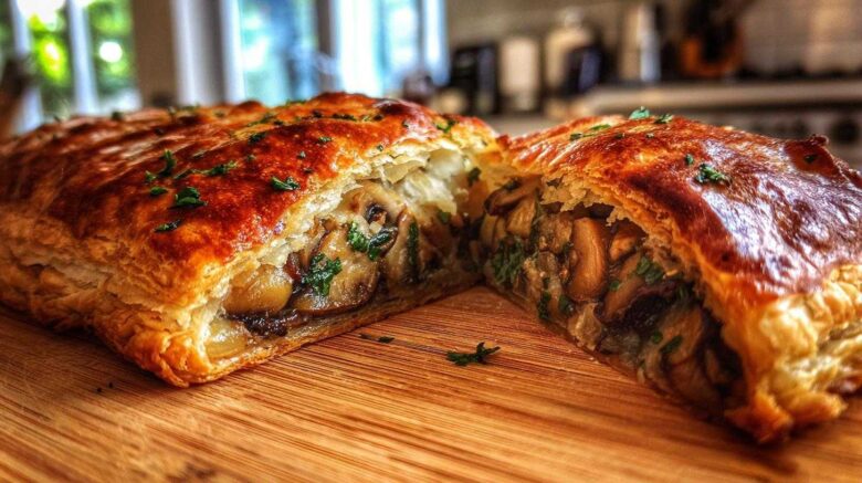 Festive Mushroom Wellington