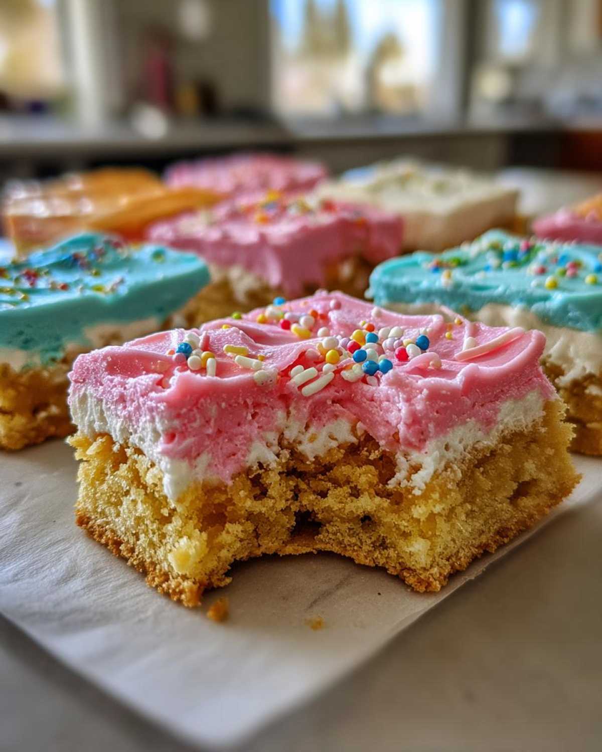 Frosted Sugar Cookie Bars - detail 1
