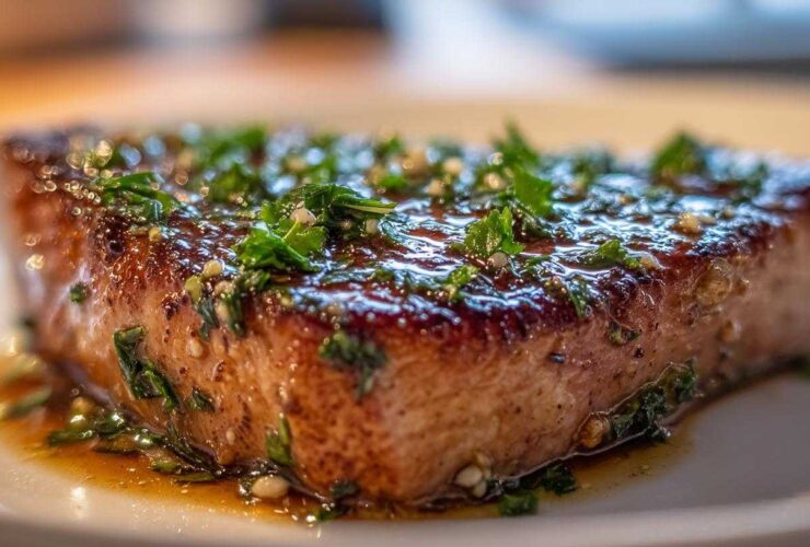 Garlic Butter Ahi Tuna