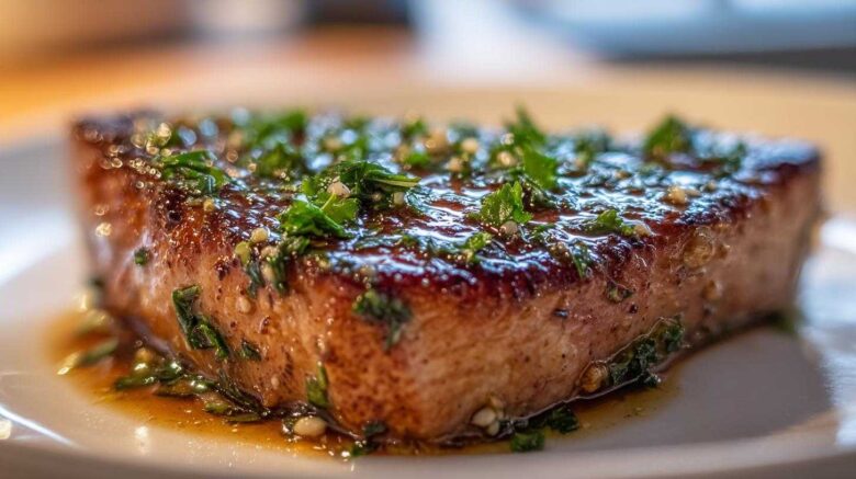Garlic Butter Ahi Tuna